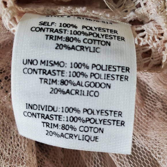 RYU Mixed Media Bowed Back Top - Picture 11 of 14